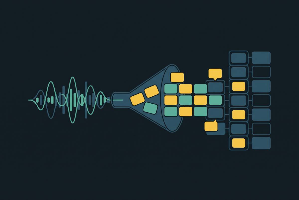 Cover illustration for “Custom Vocabulary and Domain Adaptation in Transcription APIs”