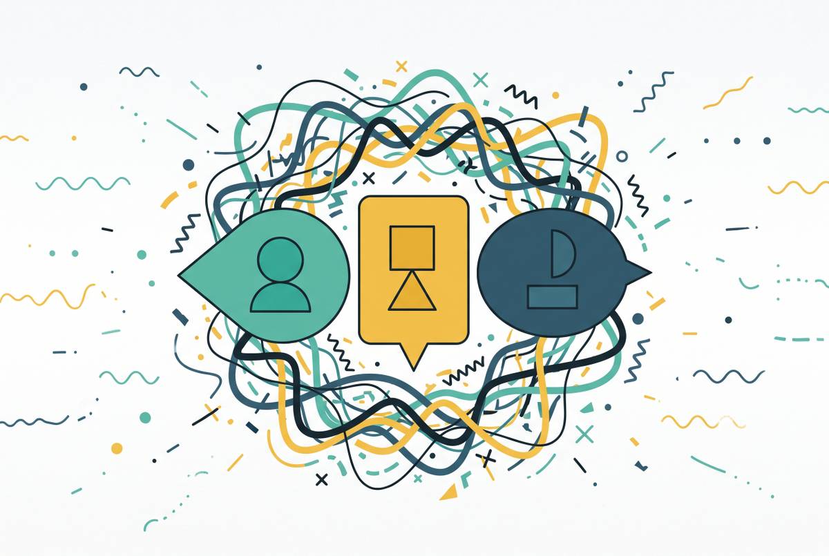 Cover illustration for “Speaker Attribution Accuracy in Noisy Meeting Environments”
