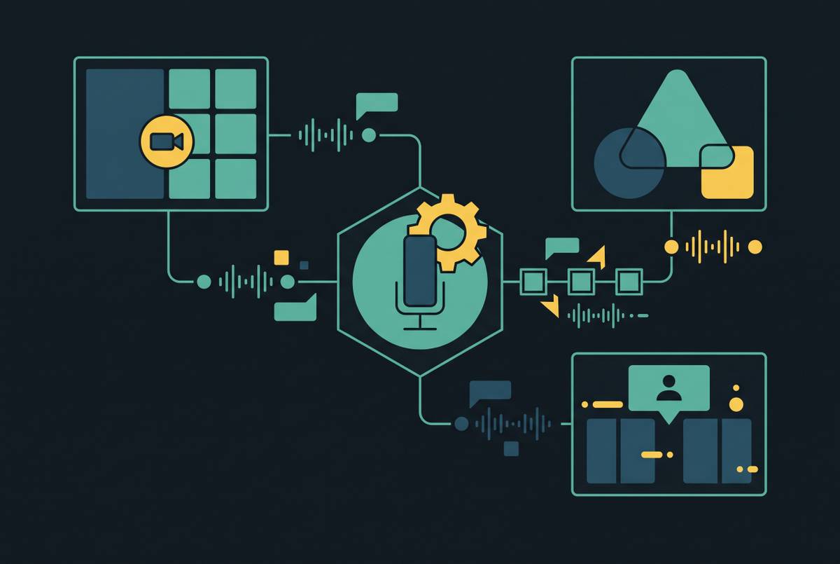 Cover illustration for “Meeting Recording Bot Architecture on Zoom Google Meet and Teams”
