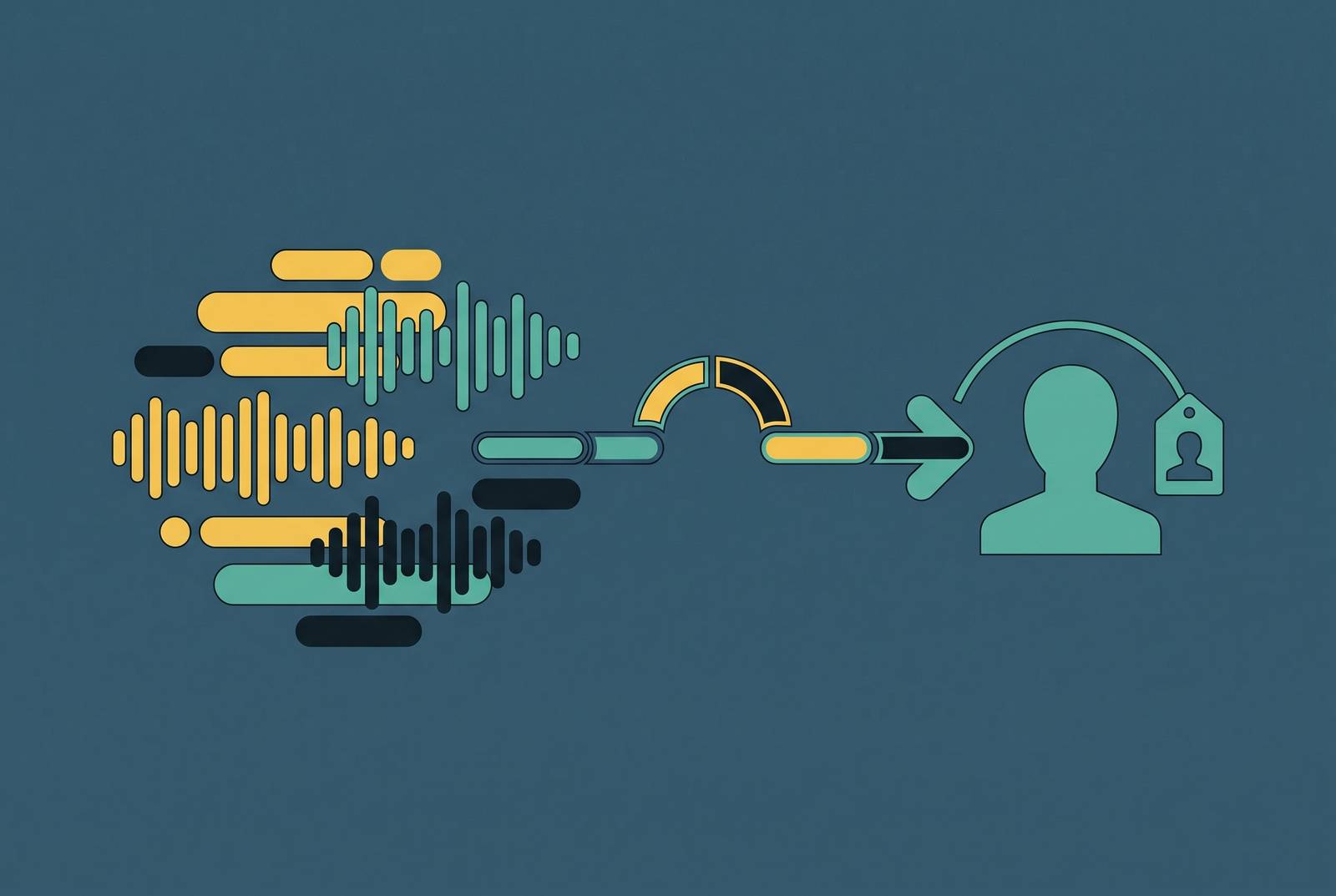 Cover illustration for “Speaker Diarization vs Speaker Identification in Meeting Pipelines”