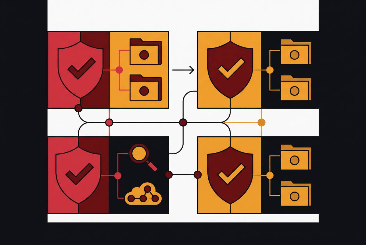 Cover illustration for “SOC 2 Automation Platforms Compared for Mid-Market Companies”