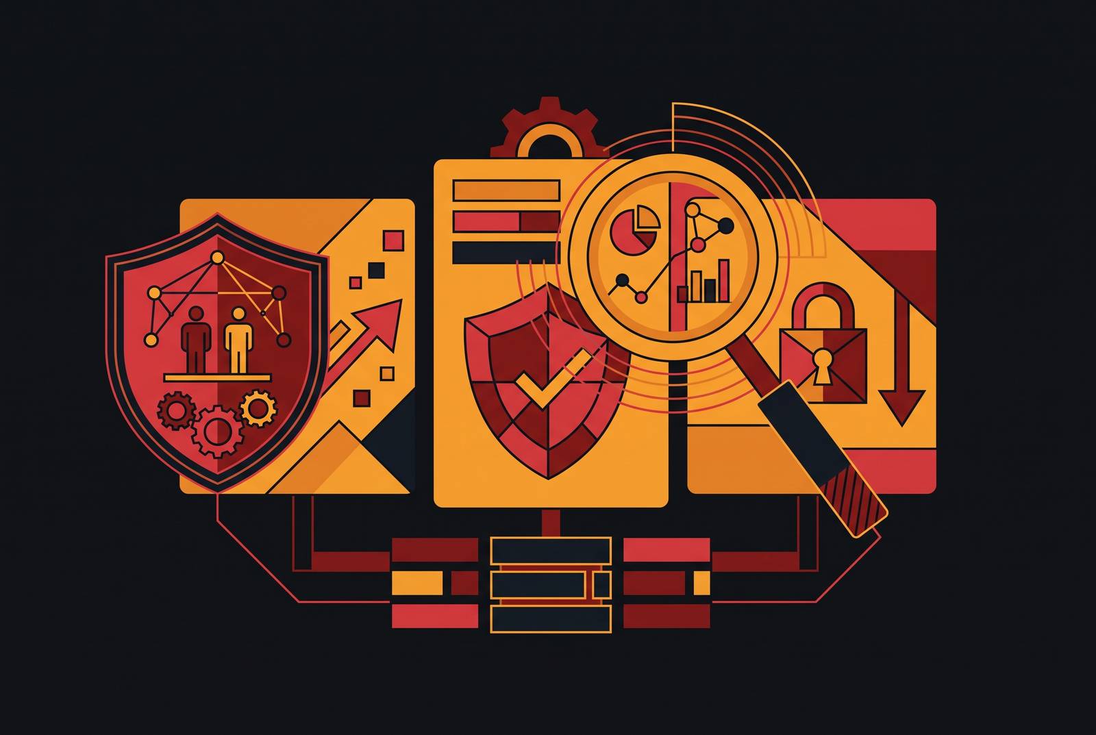 Cover illustration for “GRC Platforms Compared for Mid-Market IT Risk Teams”