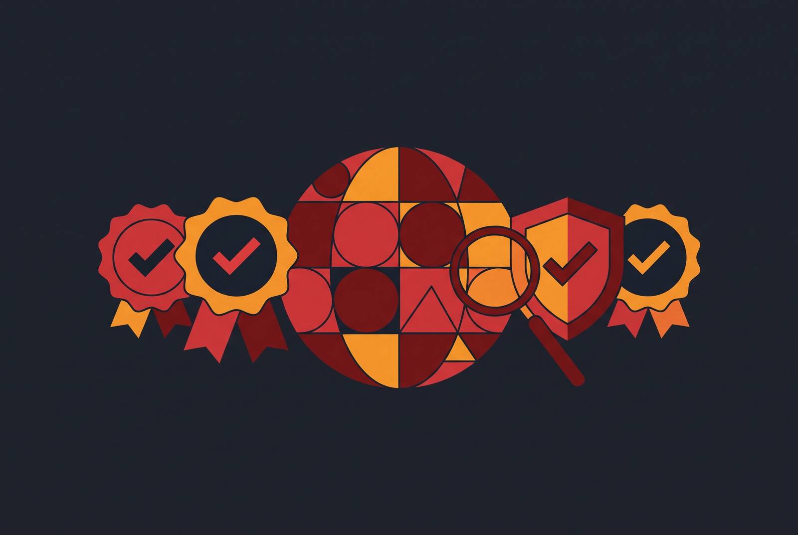 Cover illustration for “ISO 27001 Certification Bodies Compared for Global Tech Companies”