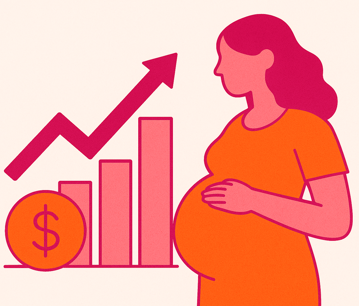 Cover illustration for “Maternal Health Market Size and Investment Trends”