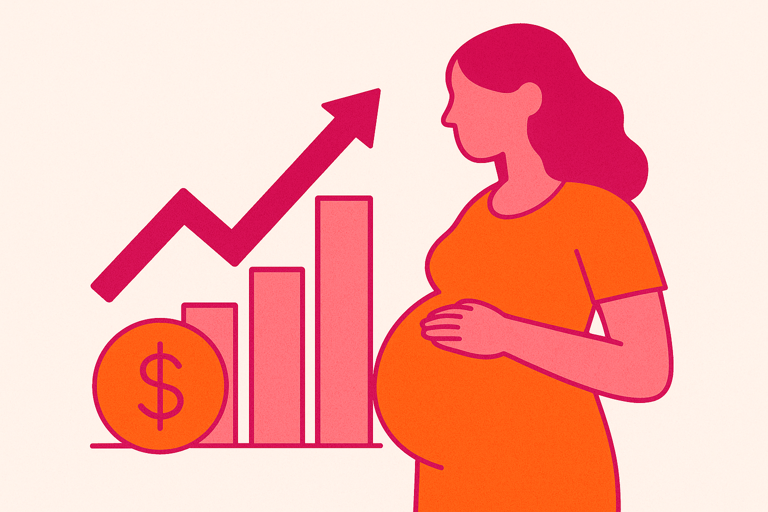 Cover illustration for “Maternal Health Market Size and Investment Trends”
