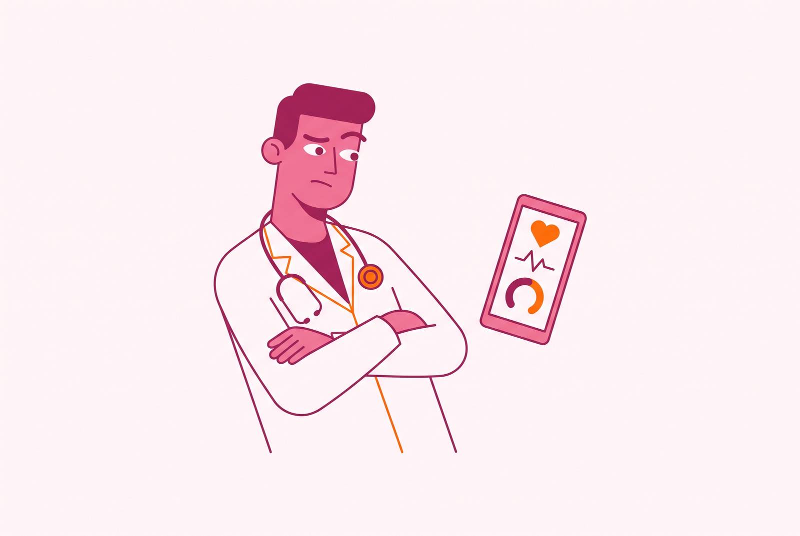 Cover illustration for “Physician Skepticism Toward FemTech and Its Marketing Implications”
