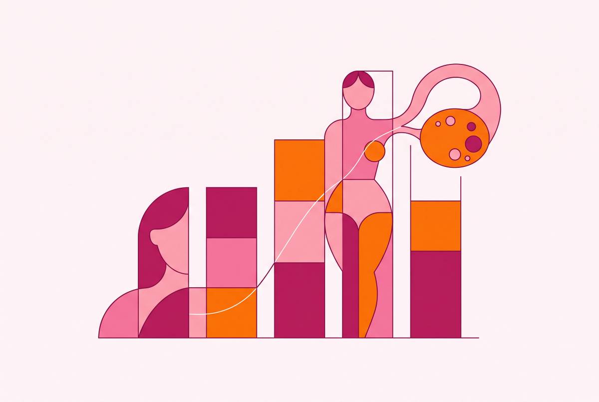 Cover illustration for “Menopause Research Investment Trends and Funding Gaps”
