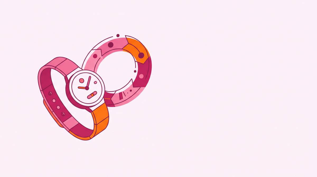 Cover illustration for “Wearable Technology for Menstrual Cycle Tracking”