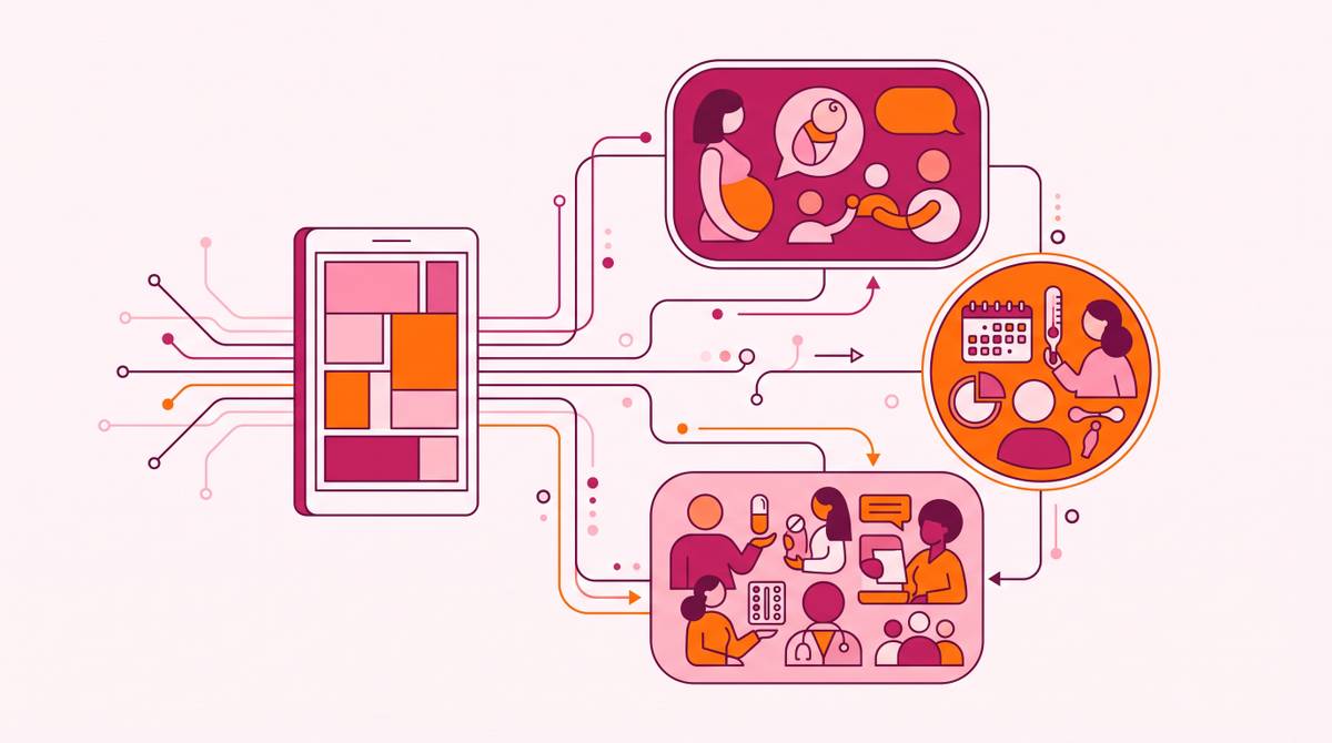 Cover illustration for “Audience Segmentation Strategies for Reproductive Health Apps”