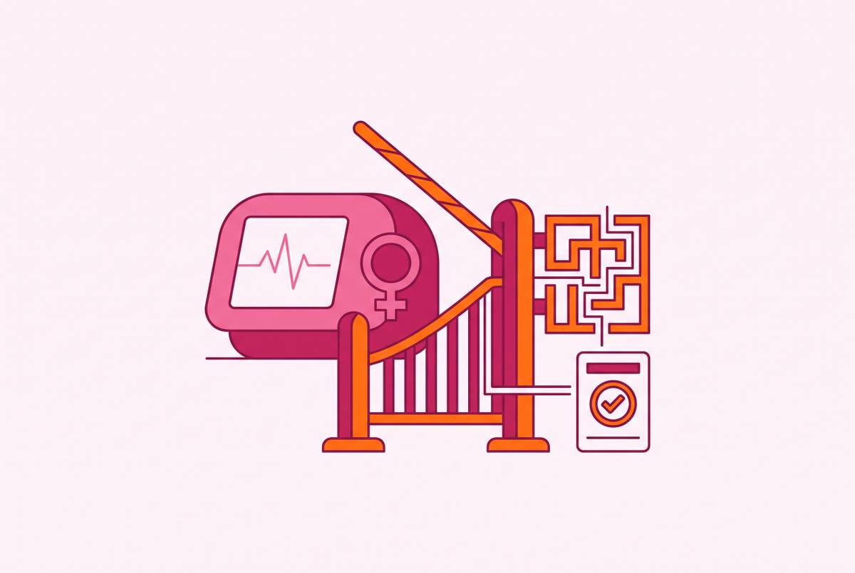Cover illustration for “Regulatory Barriers Specific to Women's Health Devices”