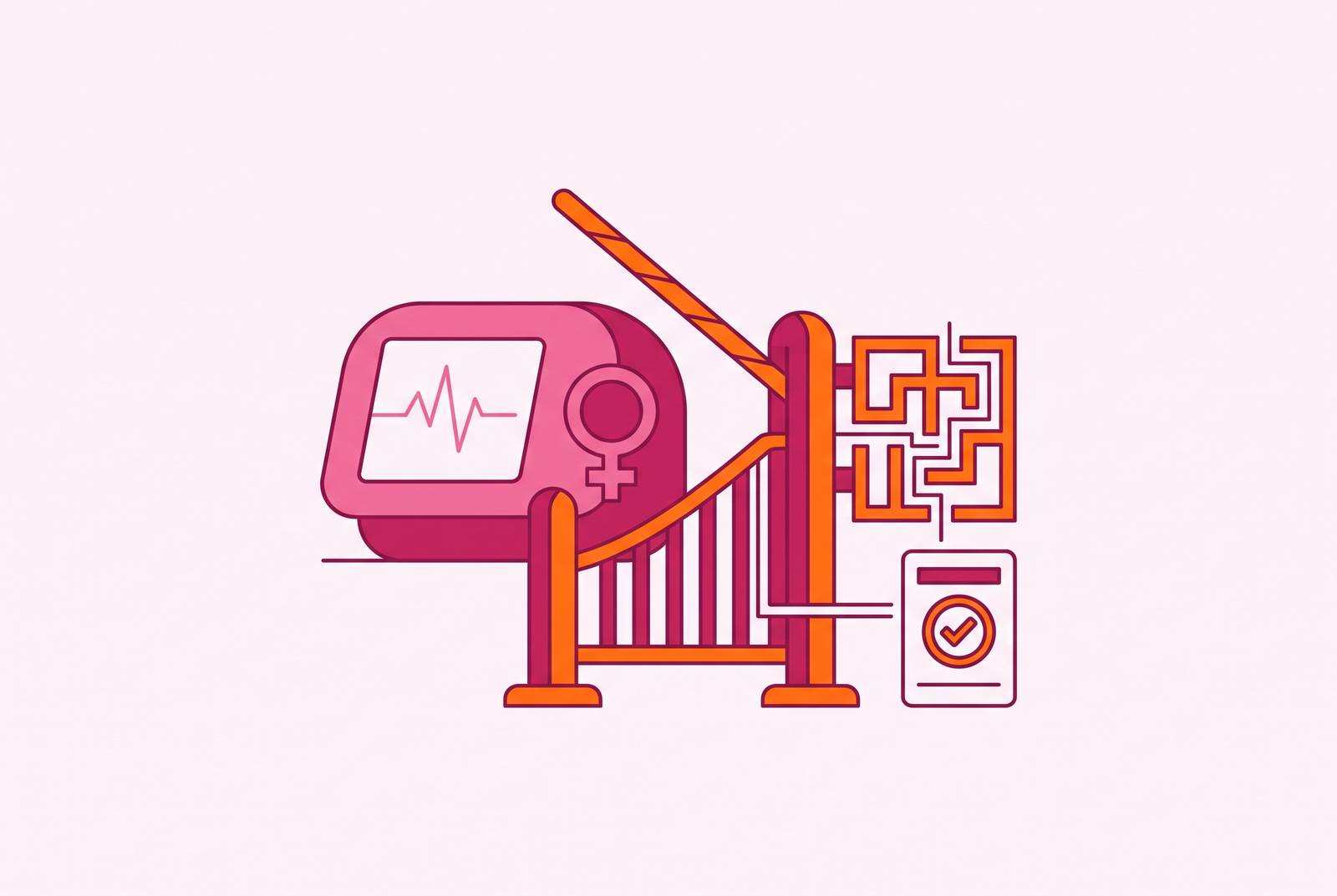 Cover illustration for “Regulatory Barriers Specific to Women's Health Devices”