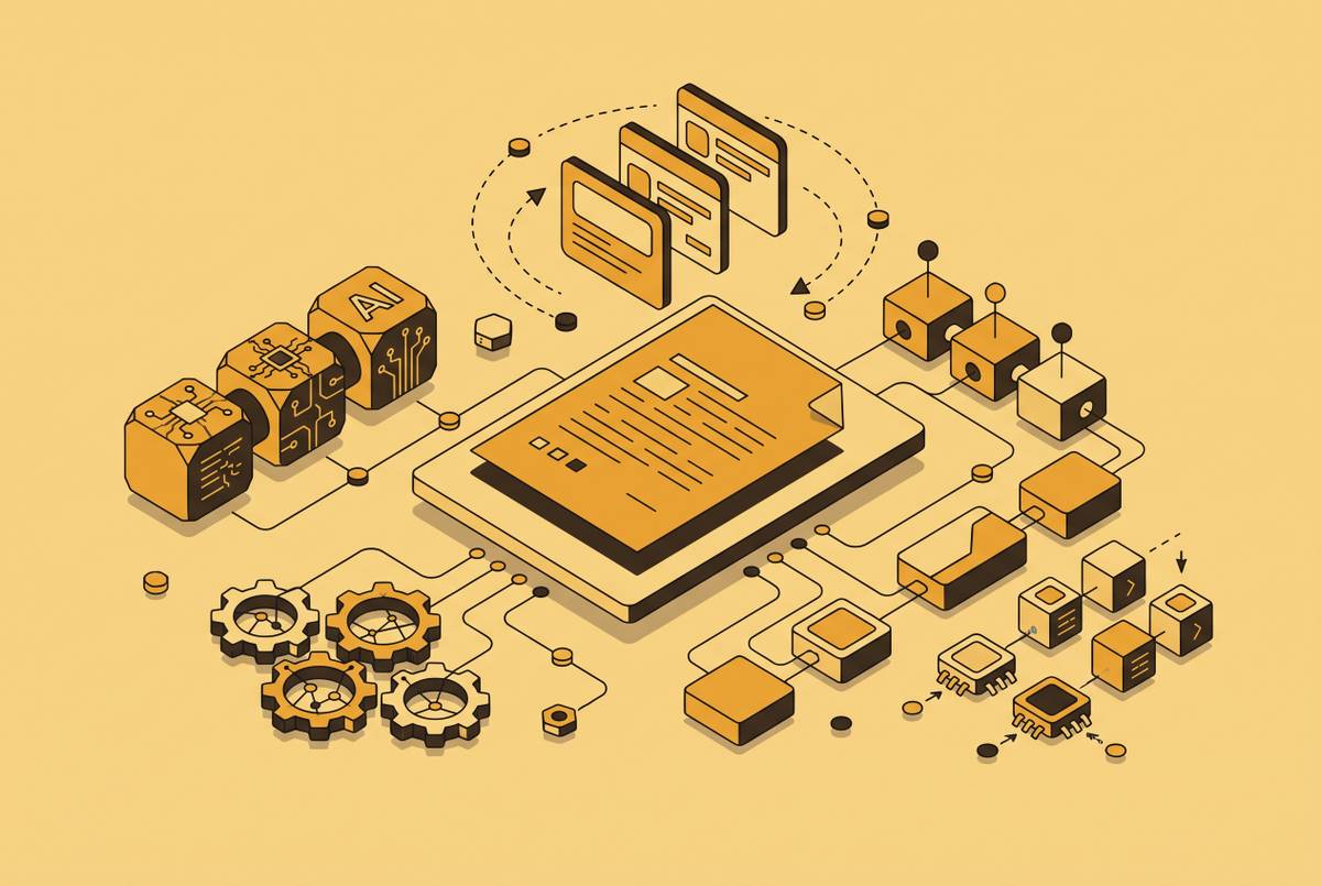 Cover illustration for “Content Brief Automation With AI Tools”