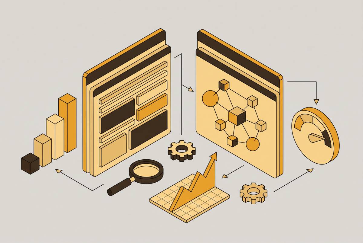 Cover illustration for “Surfer SEO vs MarketMuse for Content Optimization”
