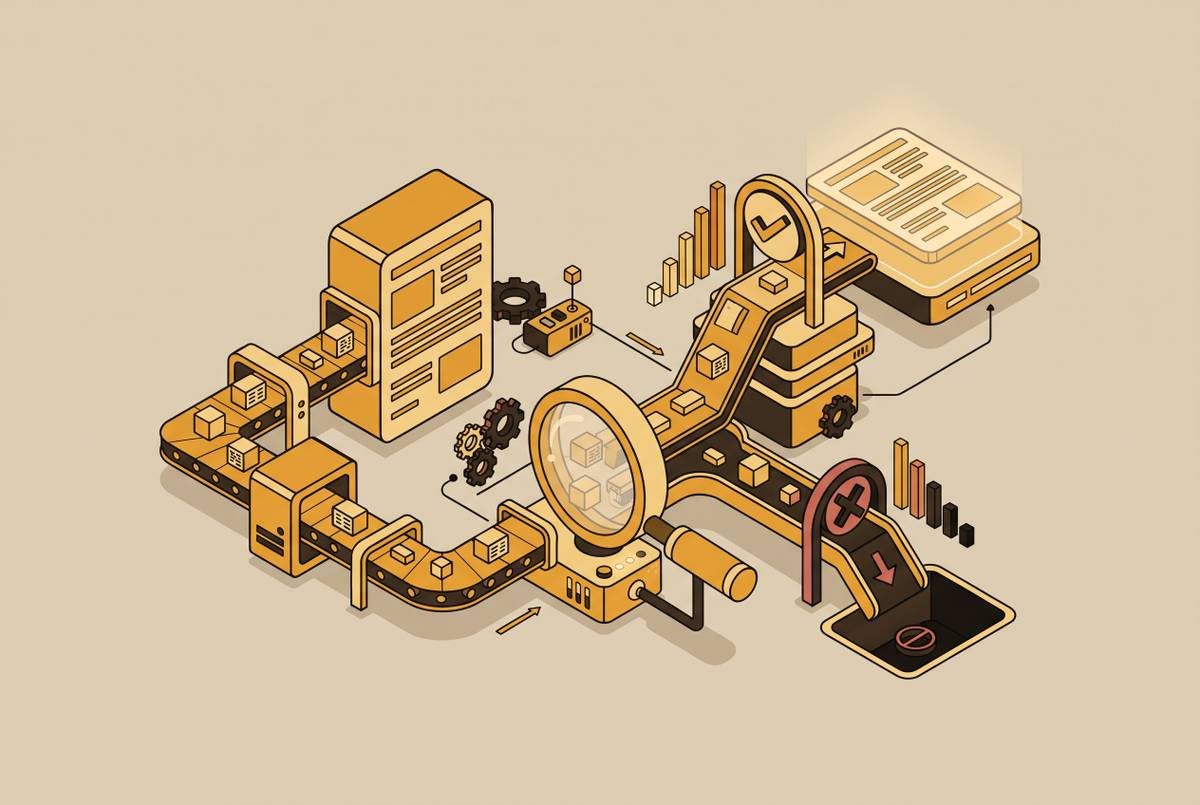 Cover illustration for “AI-Generated Content and Google Helpful Content System”