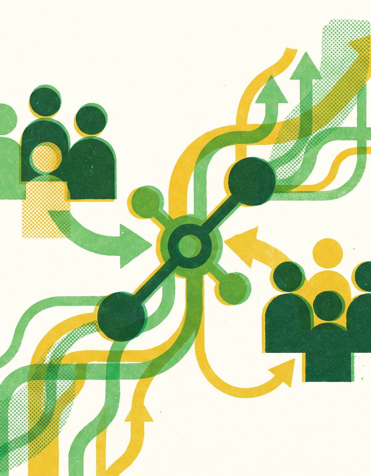Cover illustration for “SaaS Marketing Strategies Adapted for Two-Sided Platforms”