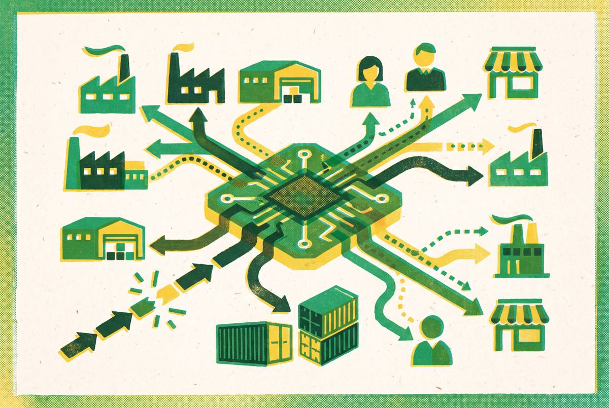 Cover illustration for “B2B Procurement Marketplaces Disrupting Traditional Supply Chains”