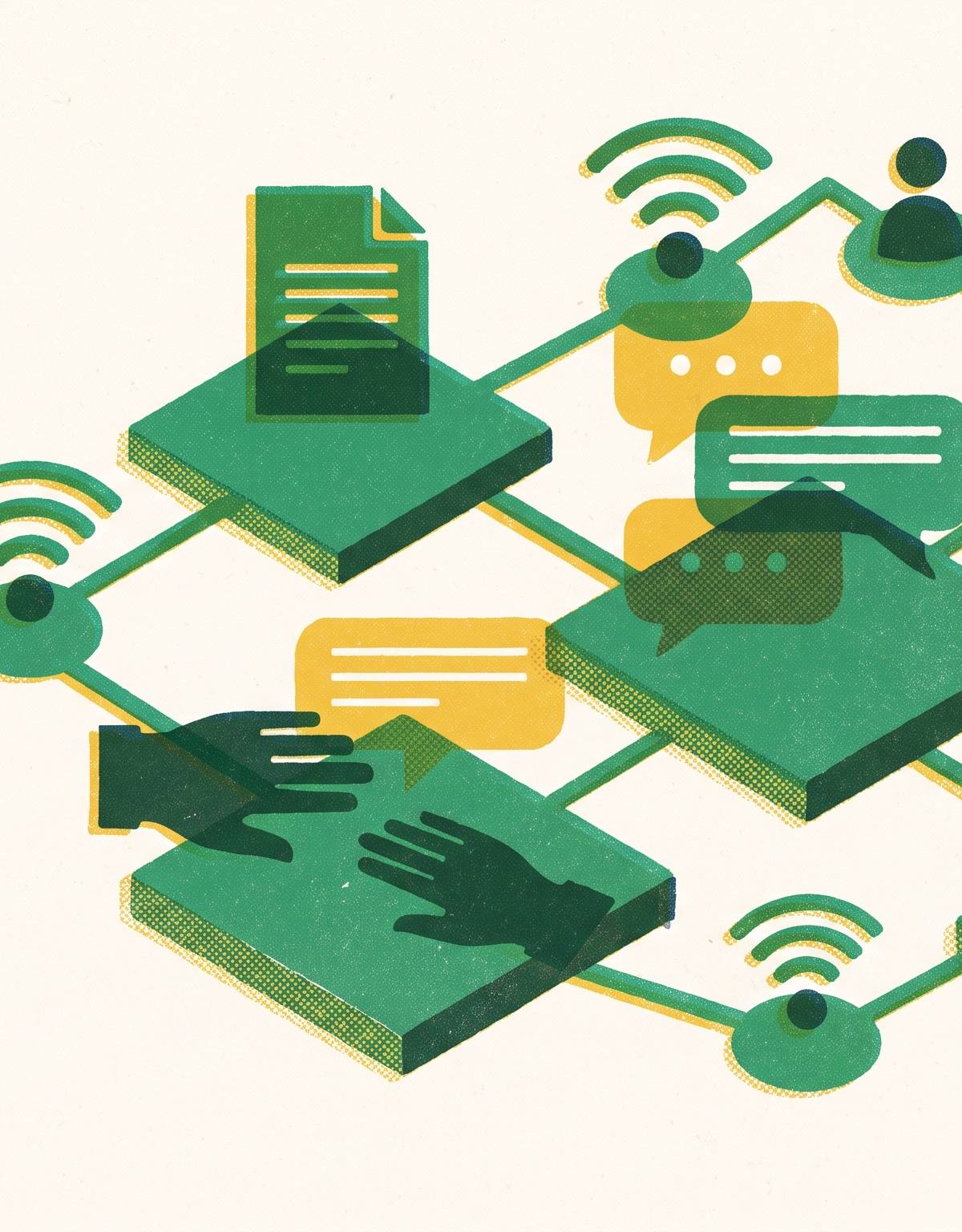 Cover illustration for “Content Marketing for B2B SaaS Marketplaces”