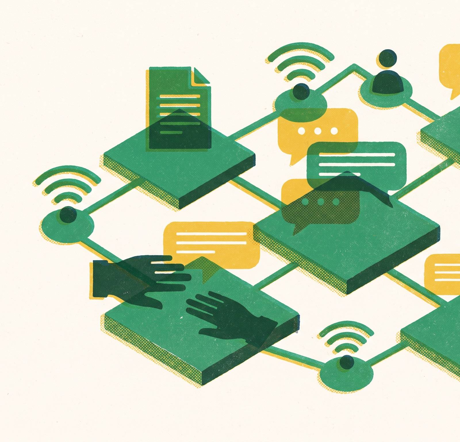 Cover illustration for “Content Marketing for B2B SaaS Marketplaces”