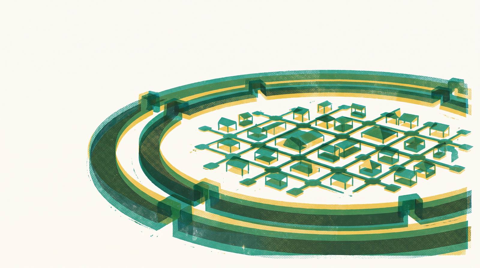 Cover illustration for “Horizontal Marketplace Competitive Moats Beyond Scale”