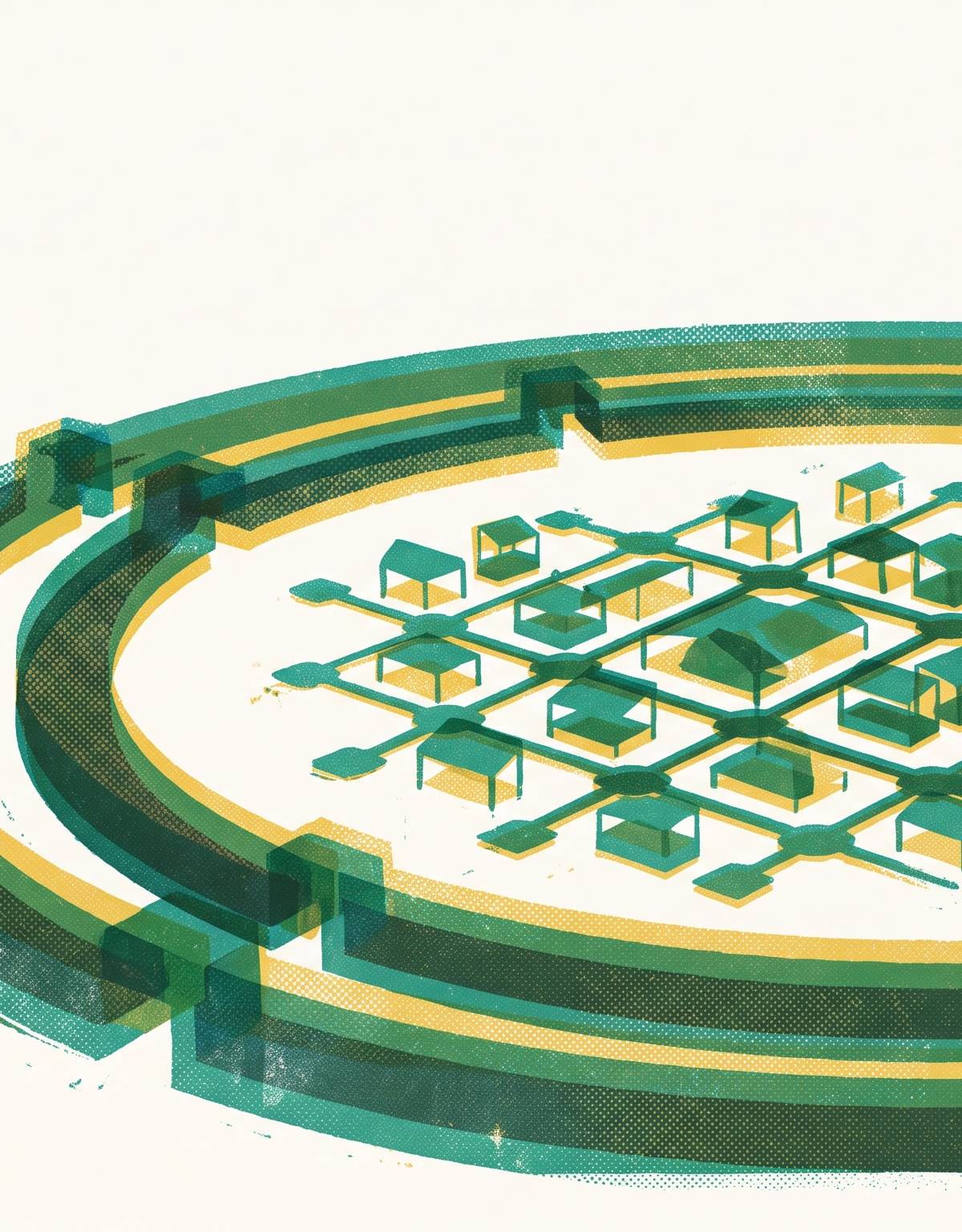 Cover illustration for “Horizontal Marketplace Competitive Moats Beyond Scale”