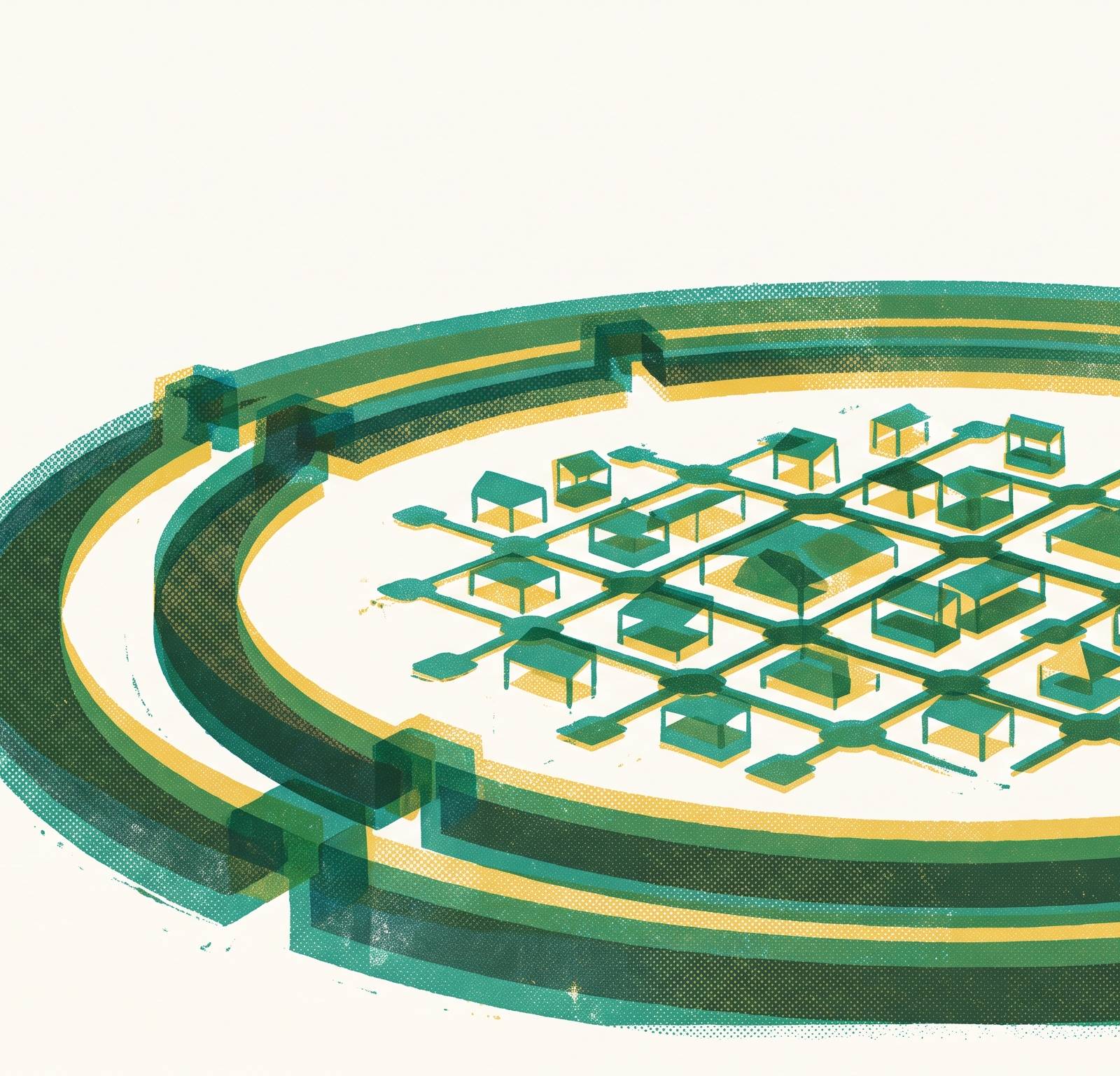 Cover illustration for “Horizontal Marketplace Competitive Moats Beyond Scale”
