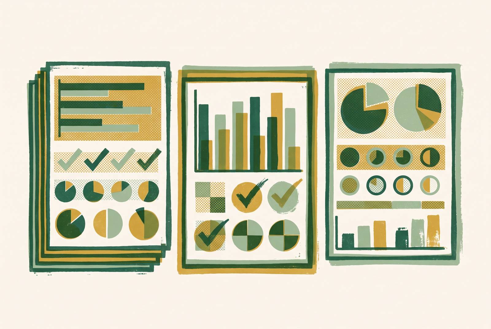 Cover illustration for “Corporate Sustainability Reporting Standards Compared”