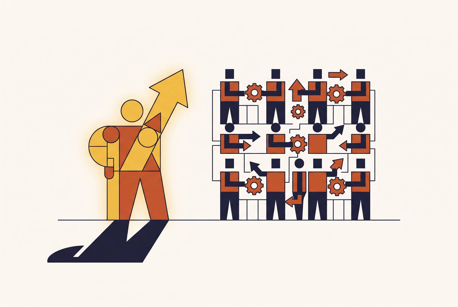 Cover illustration for “Founder-Led Positioning vs Hired Marketing Team Positioning”