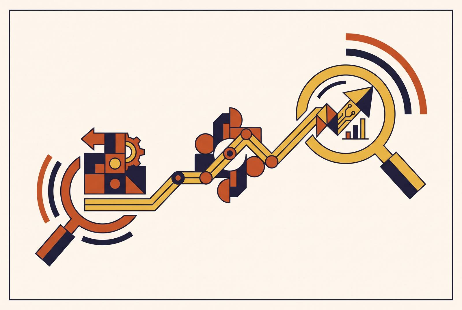 Cover illustration for “Rebranding a Startup Without Losing SEO and Brand Equity”