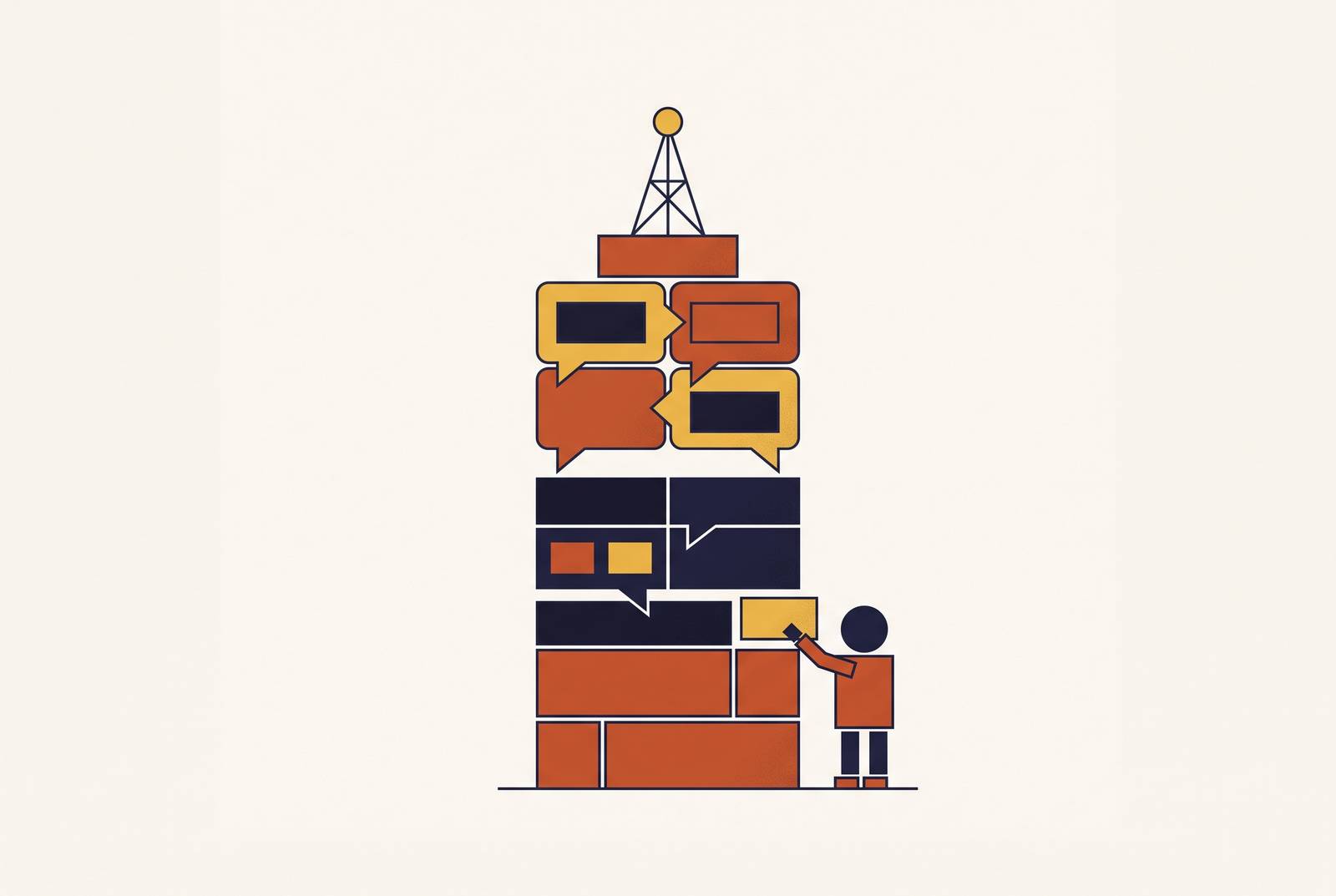 Cover illustration for “Brand Messaging Architecture for Startups Without a Marketing Team”