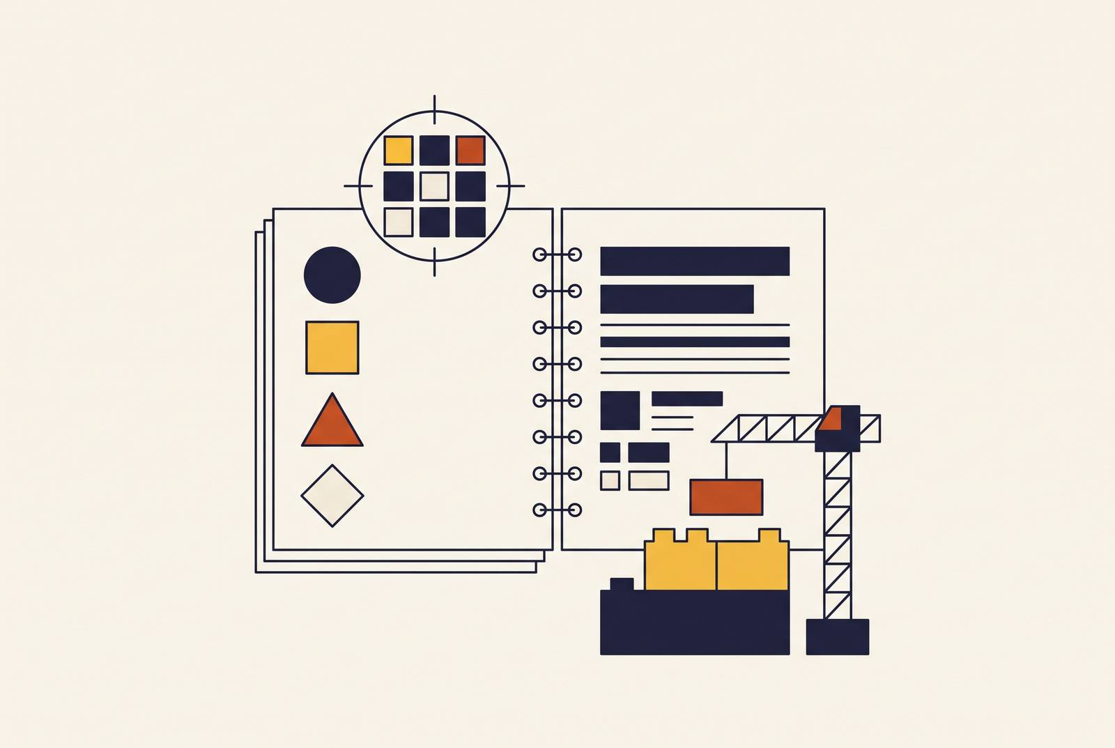 Cover illustration for “DIY Brand Style Guide for Early-Stage Startups”