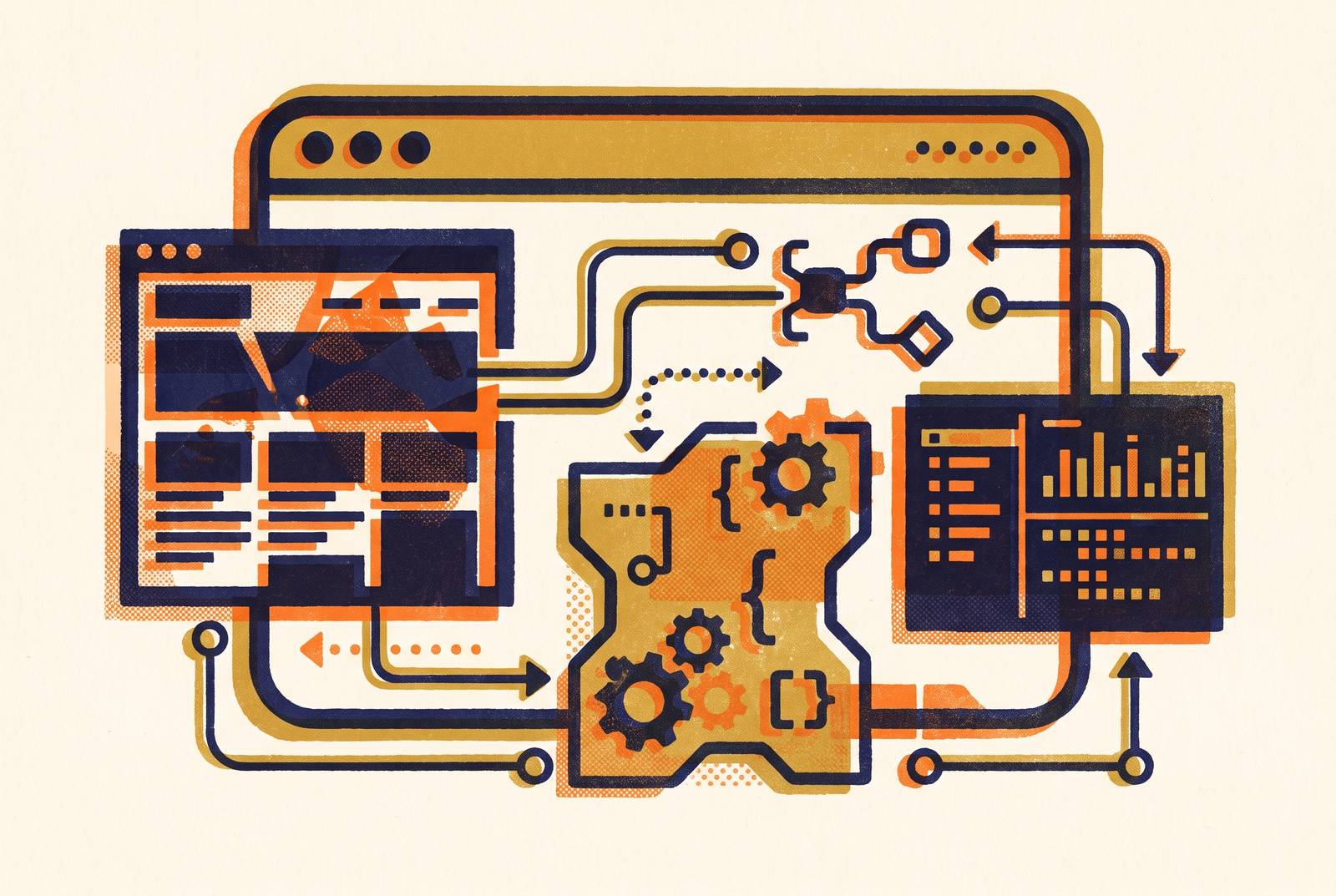Cover illustration for “Chromium DevTools Protocol Internals”