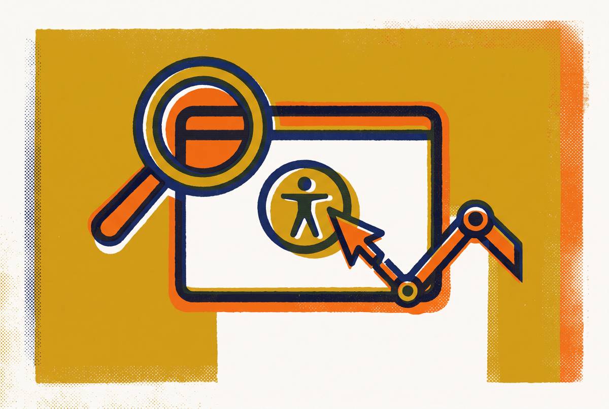 Cover illustration for “Browser Automation for Accessibility Auditing”