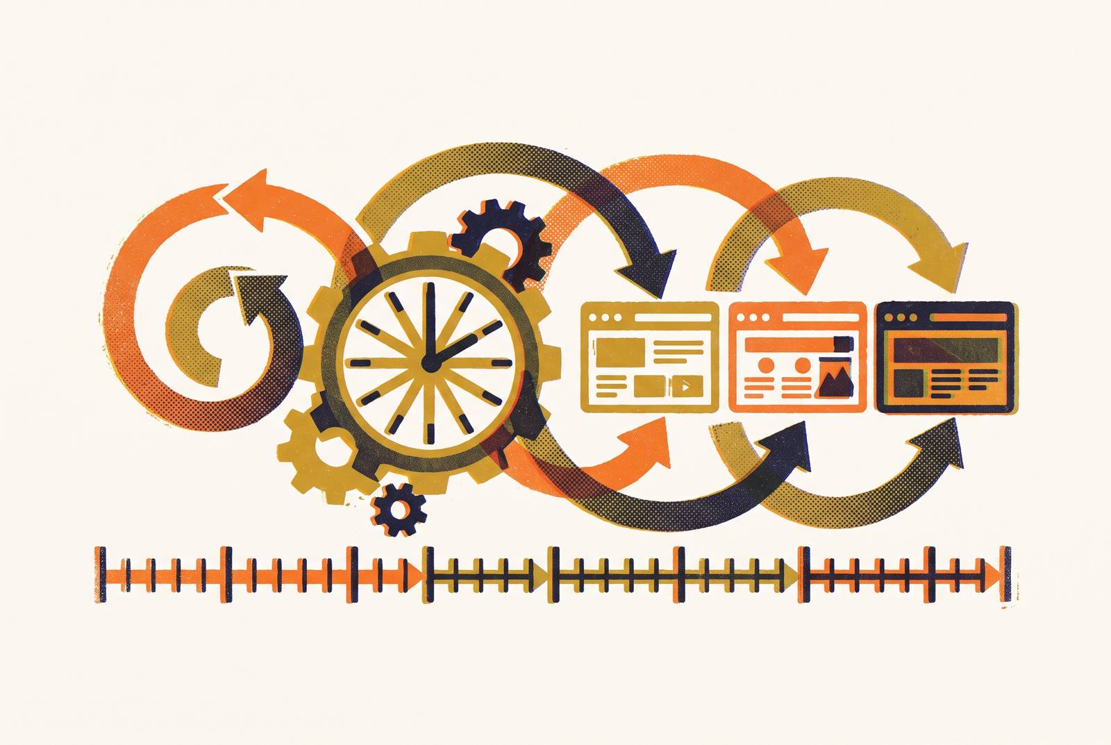 Cover illustration for “Scheduling and Orchestrating Browser Automation Jobs at Regular Intervals”