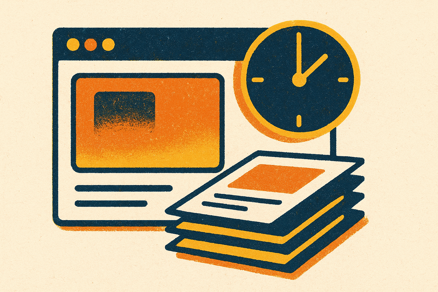 Cover illustration for “Storing and Versioning Browser Automation Snapshots”