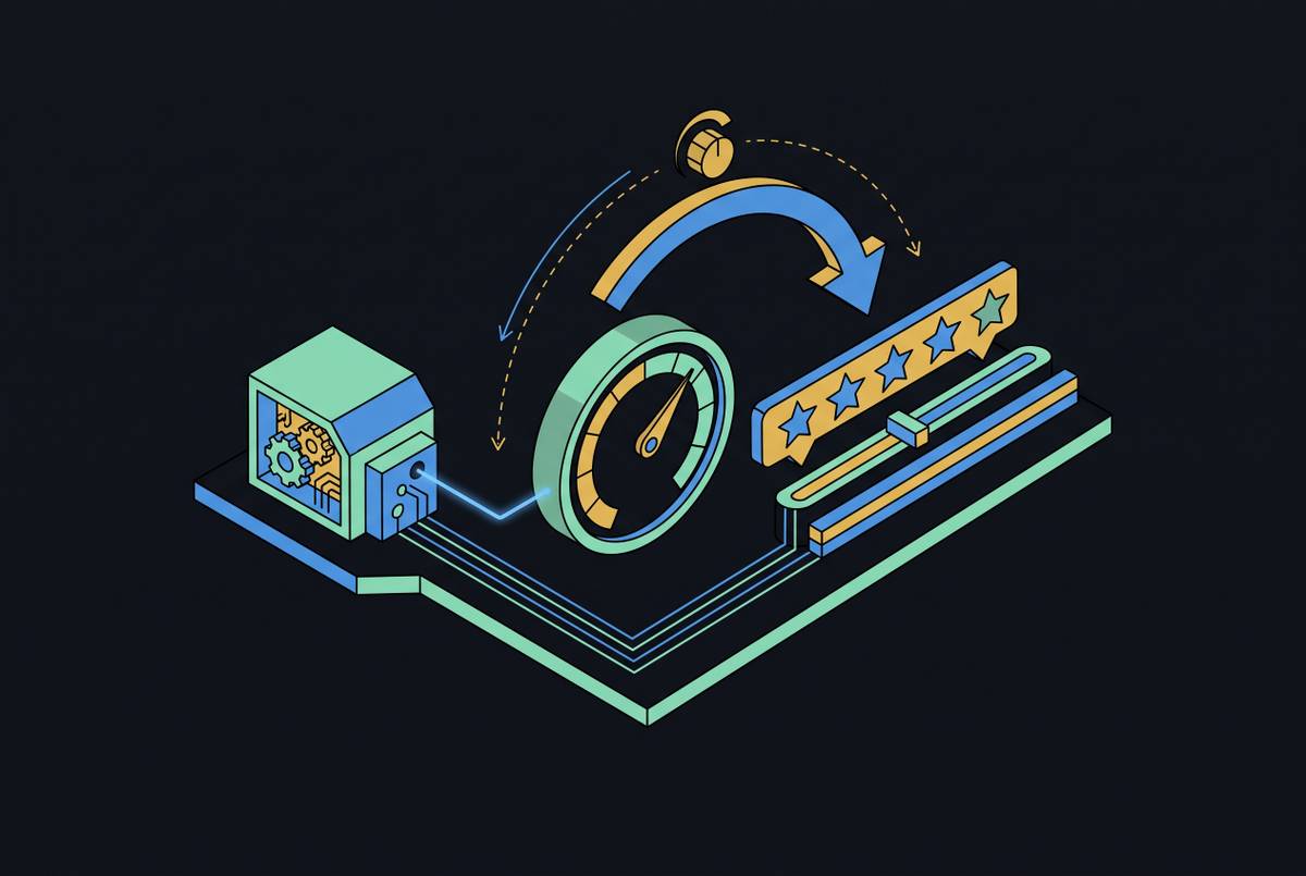 Cover illustration for “Calibration of Learned Reward Models Against Human Ratings”