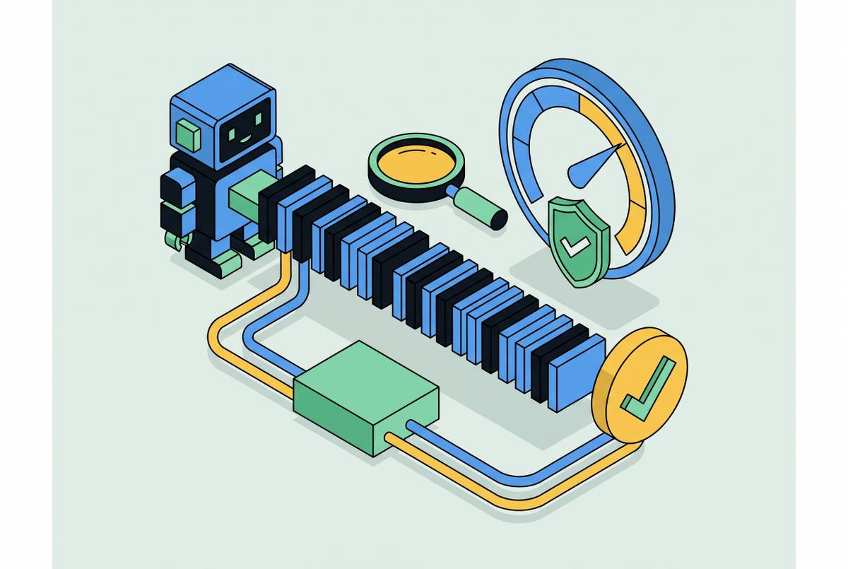 Cover illustration for “Reward hacking in long-horizon coding agents: how verifiable rewards get gamed and what to check in your rollouts”