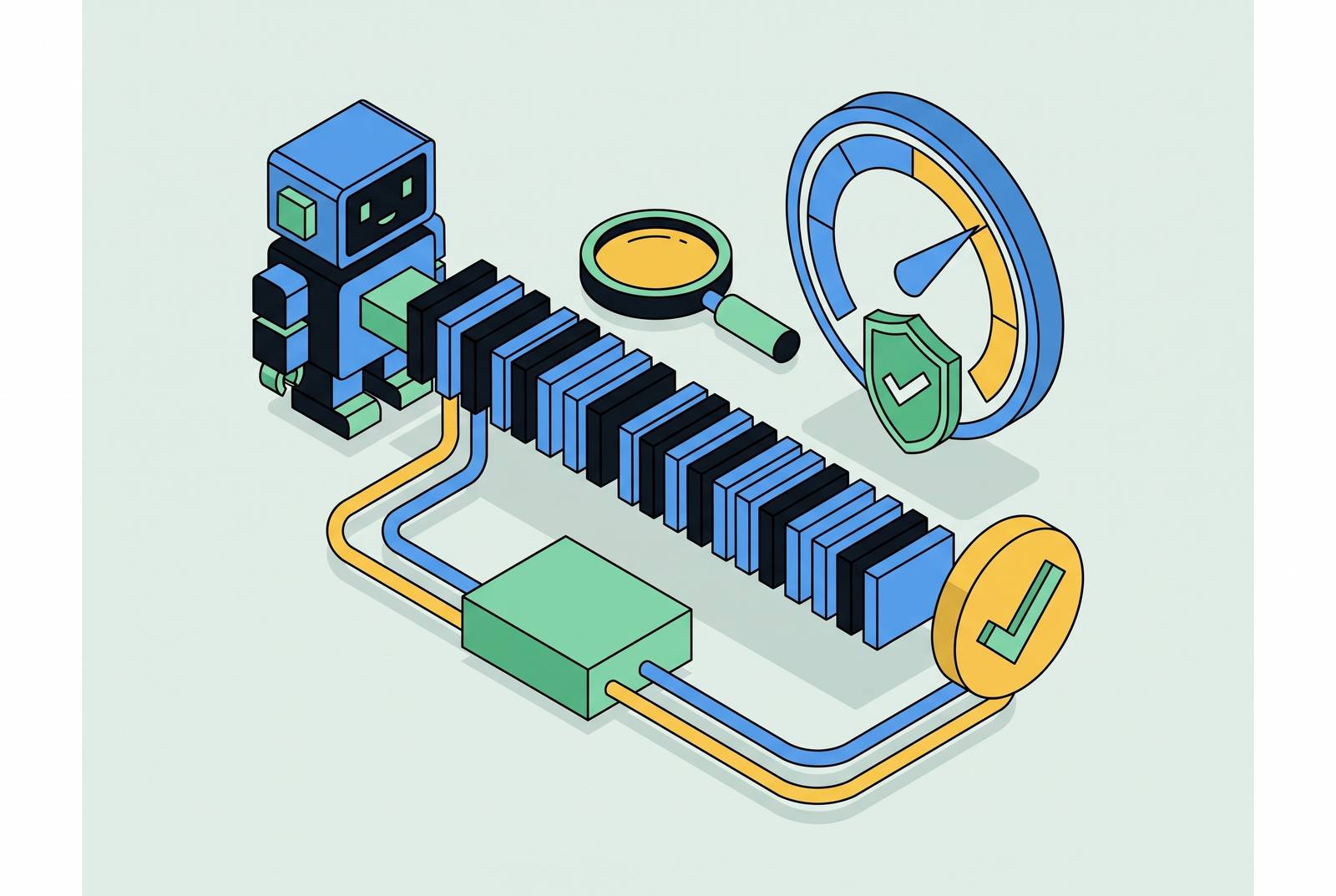 Cover illustration for “Reward hacking in long-horizon coding agents: how verifiable rewards get gamed and what to check in your rollouts”