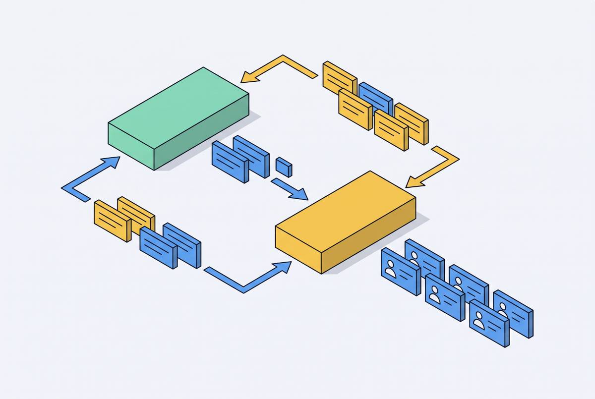 Cover illustration for “Iterative Online RLHF With Continuously Updated Preference Data”