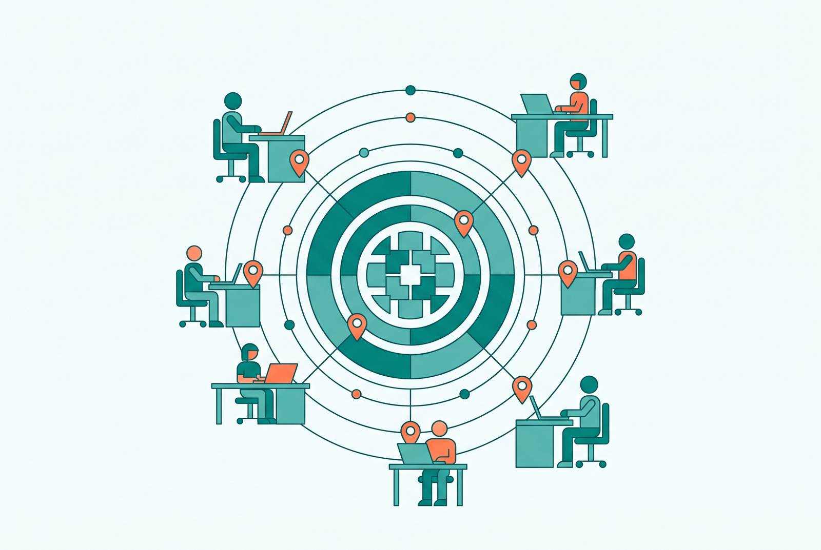 Cover illustration for “Best Payroll Software for Remote and Distributed Teams”