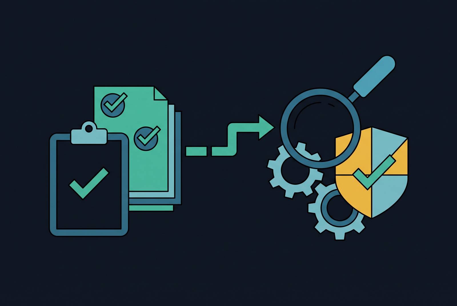 Cover illustration for “ISO 27001 Certification Audit Stage 1 vs Stage 2 Differences”
