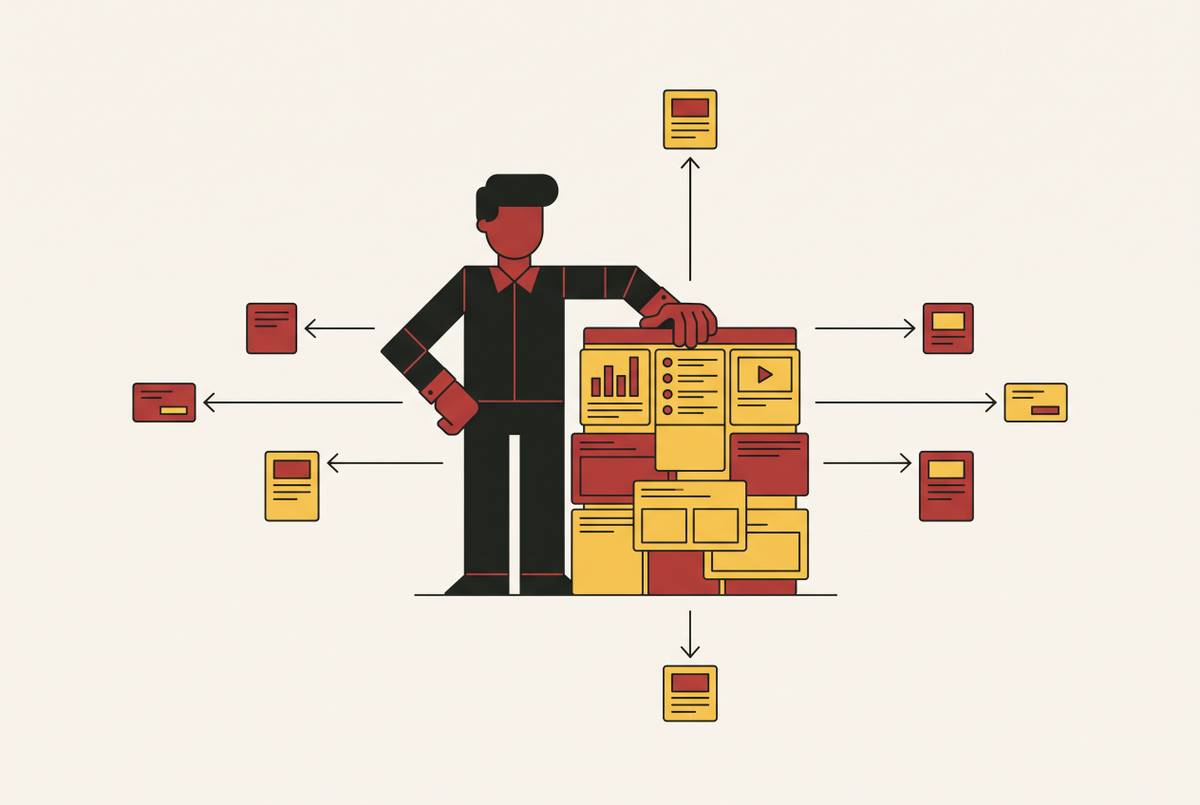 Cover illustration for “Content Strategy Ownership for Marketing Leaders”