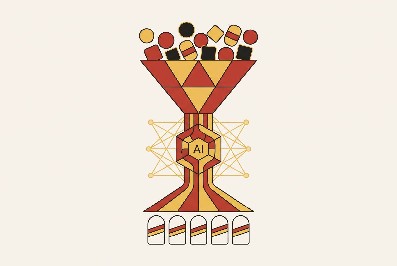Cover illustration for “AI Personalization for Lead Conversion in B2B Marketing”