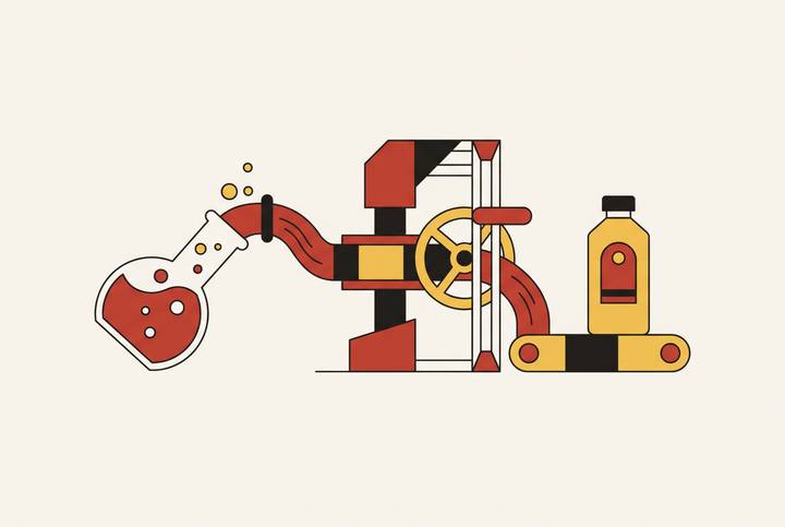 Cover illustration for “From formulation to first production run: what actually gates a consumer brand launch timeline”
