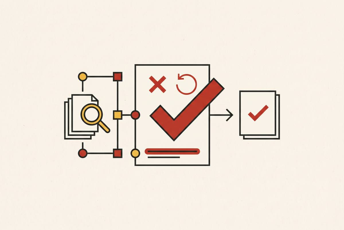 Cover illustration for “Content Review and Approval Workflow Design”