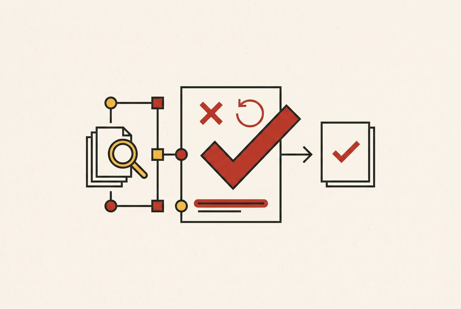 Cover illustration for “Content Review and Approval Workflow Design”