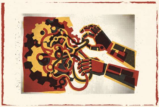 Cover illustration for “AI Adoption Challenges for Marketing Organizations”