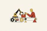 Cover illustration for “Which parts of consumer brand operations can actually be automated, and which still need a human in the loop”