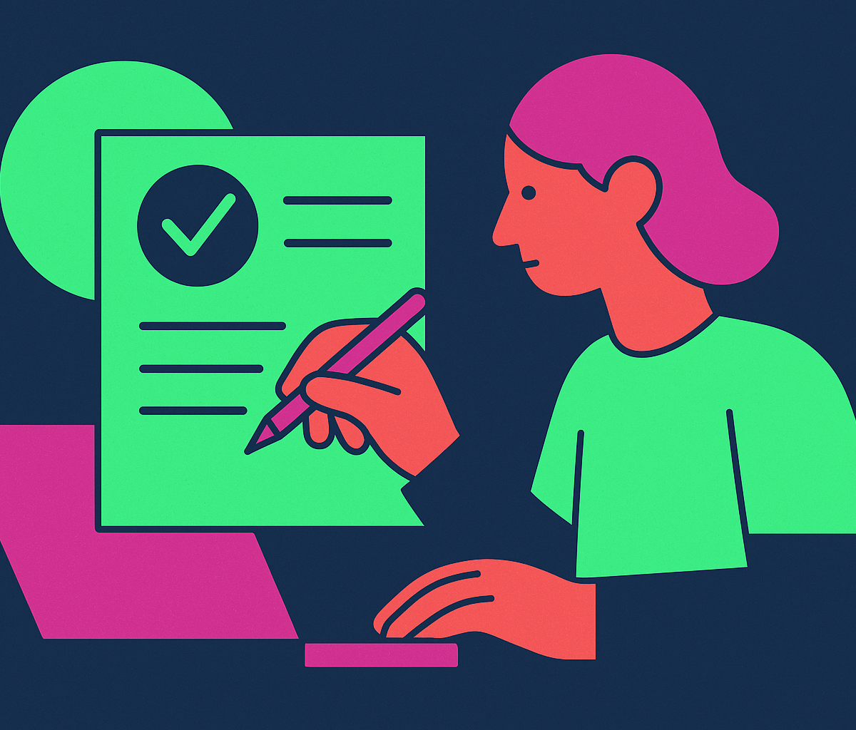 Cover illustration for “Content Briefs That Produce First-Draft Quality”