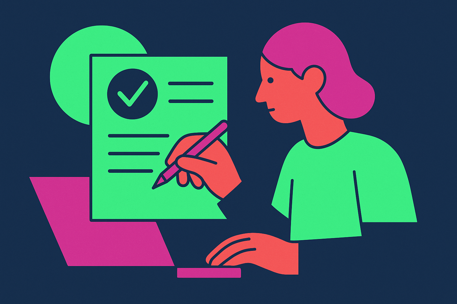 Cover illustration for “Content Briefs That Produce First-Draft Quality”