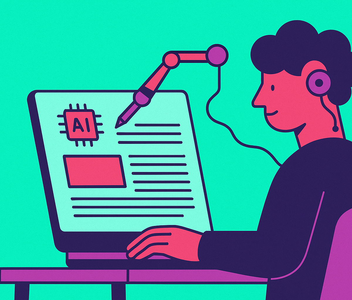 Cover illustration for “AI Writing Tools for Long-Form Blog Posts”